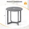Rubber Wood Farmhouse Dining Table with Wing-Shaped Pedestal Base